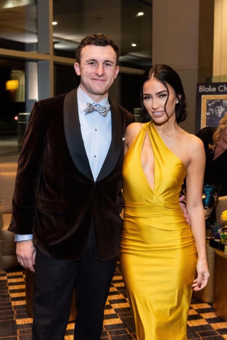 Johnny Manziel and Bre Tiesi